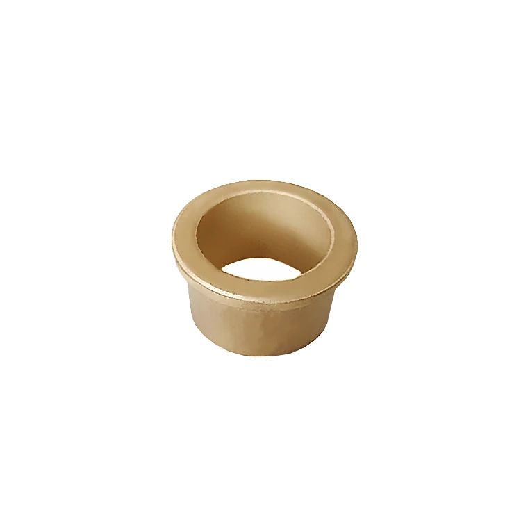 
bushing factory OEM porous oil impregnate sintered bronze based flange bush bearing 