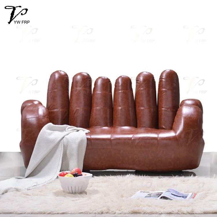Comfortable ten fingers hand shape sofa living room furniture reclining seats and sofa