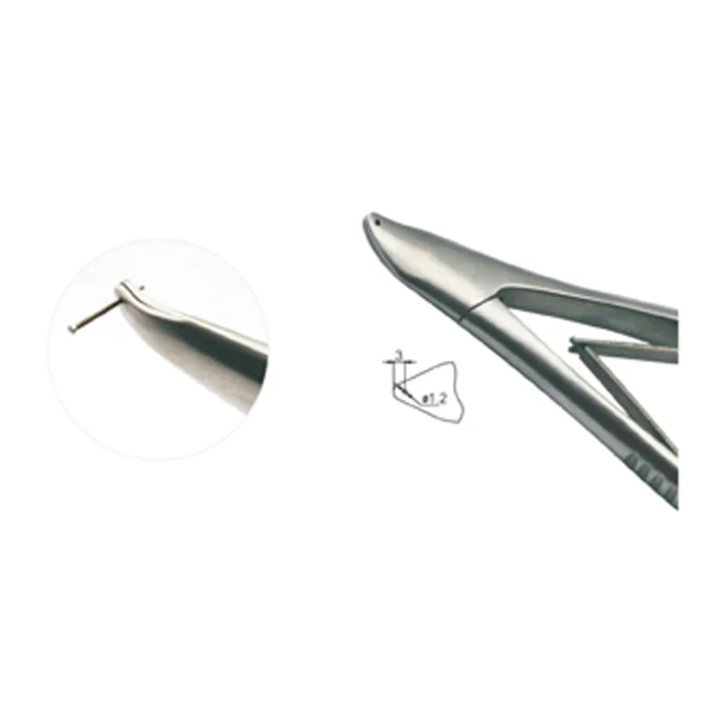 Матовой нержавеющей стали с глаз наконечник плоскогубцы для очков