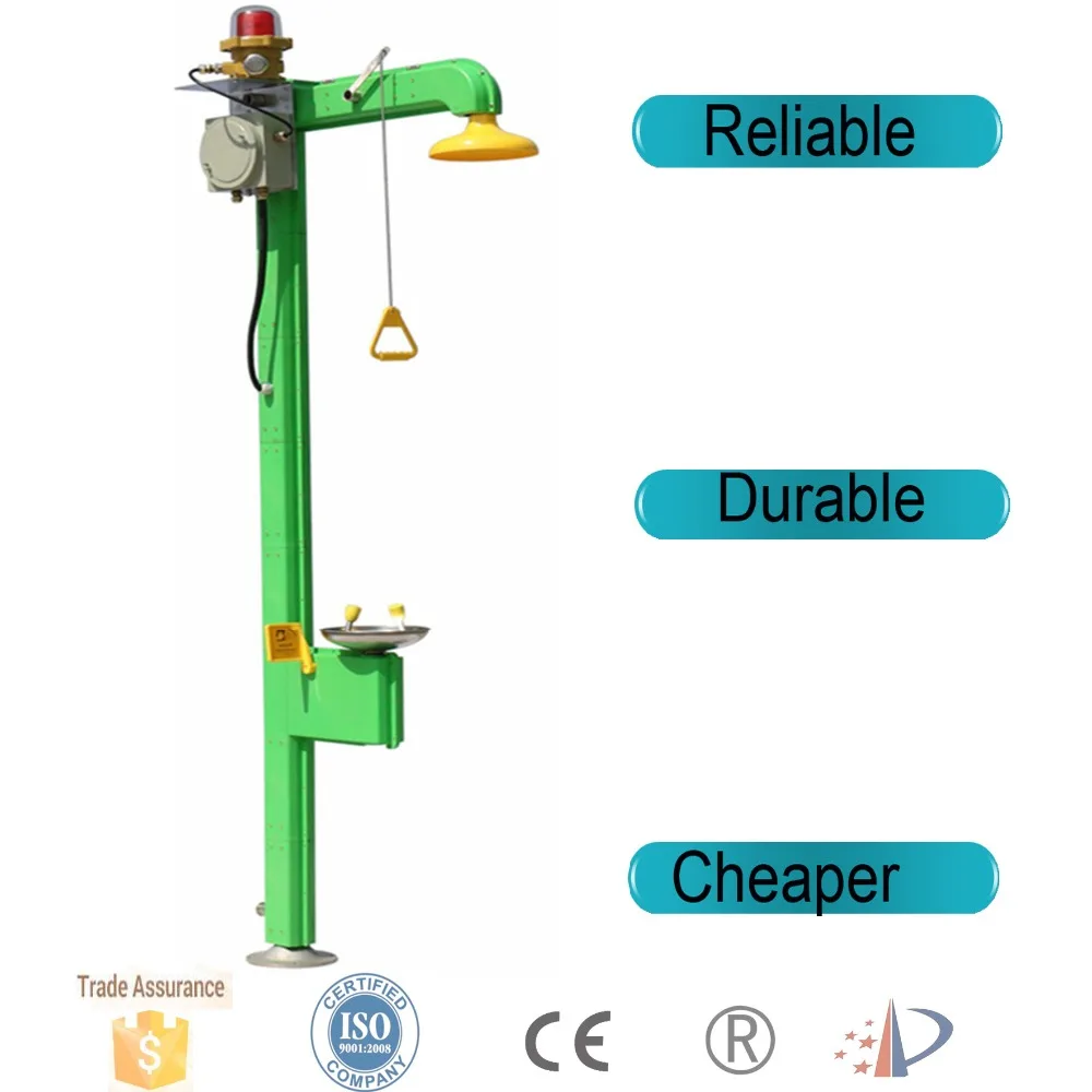 Outdoor Freeze Protected Safety Insulated Eye Wash and Shower Station