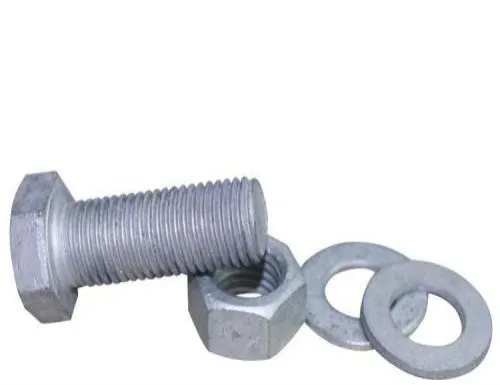 4.8 8.8 grade Galvanized Hexagon Bolts With Nuts and Washers