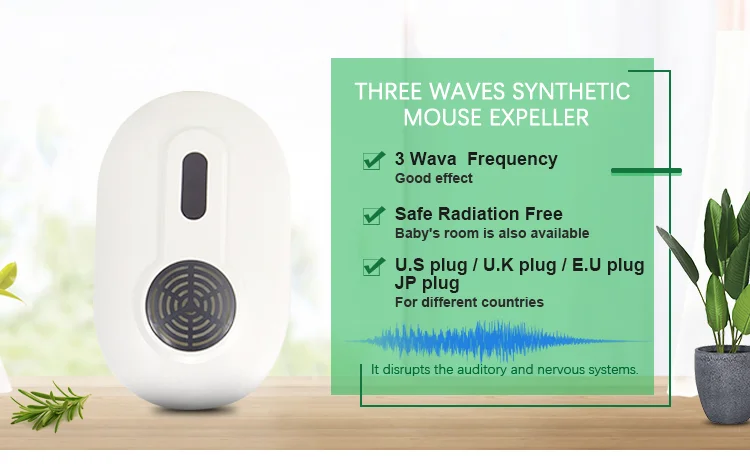 Keep The Bugs And Pests Away From Ultrasonic Sound Wave Mouse Repeller