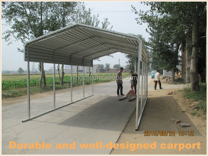 Galvanized Frame car parking shed carports