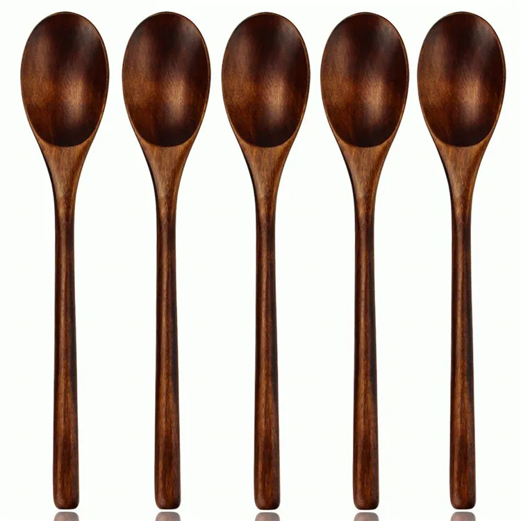 Customization Natural Plant Spoon Set 5 Pieces Natural Plant Spoon Set antique japanese porcelain coffee set