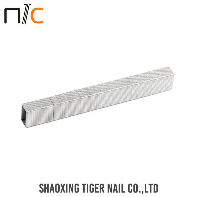 China factory supplier cheap galvanized wire 140 series staples