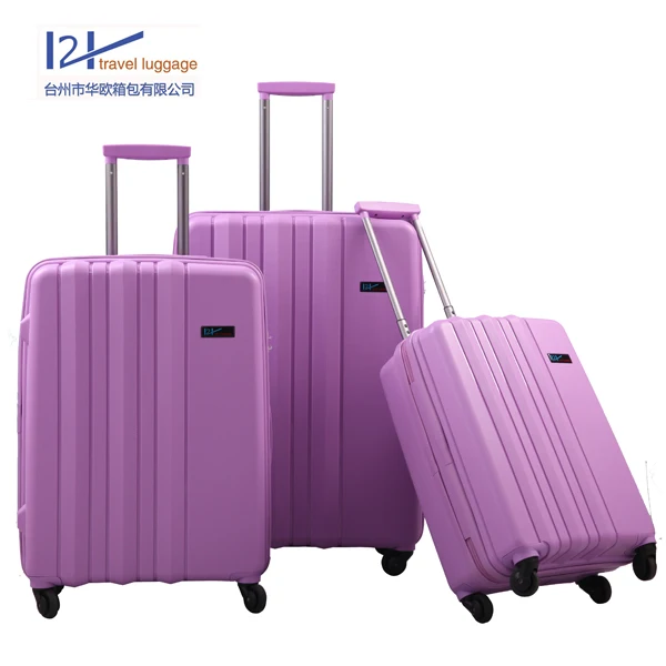 
High quality unusual fashion PP trolley luggage 28 inch suitcase 