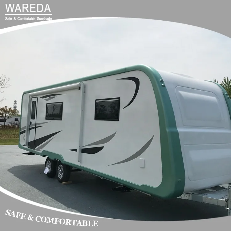 Roll Up Electric  RV Caravan Awning, Power Trailer  Awning