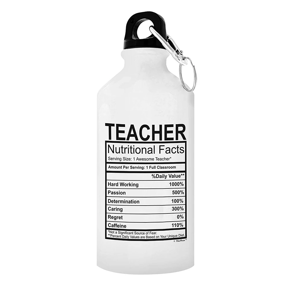 Customized 500ml sublimation aluminum water bottle with custom logo heat printing