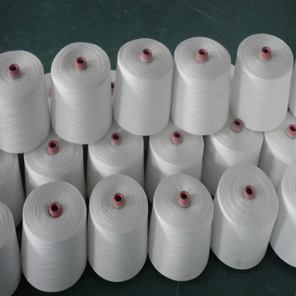 raw white 100% polyester yarn keenest price