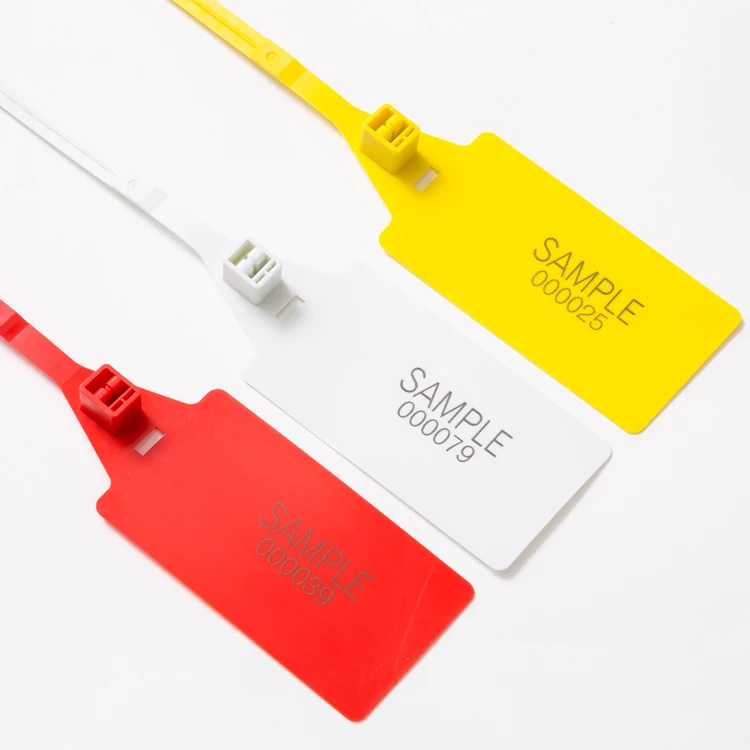 
ST-3452 big flag 450mm double locked pull tight plastic security seals 