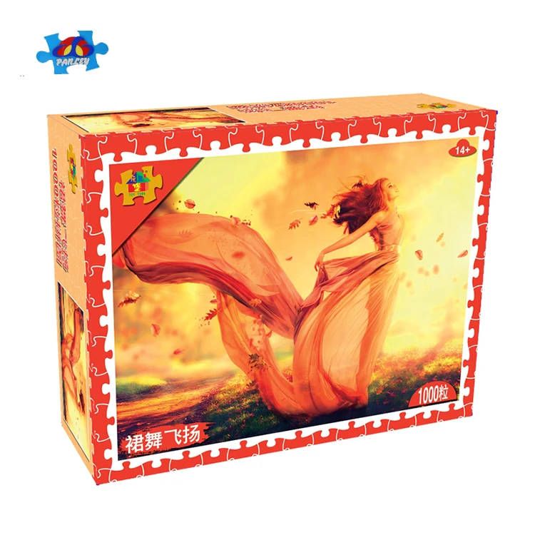 
New Best Selling Made in China Paper Puzzle 1000 Pieces Games for Children 