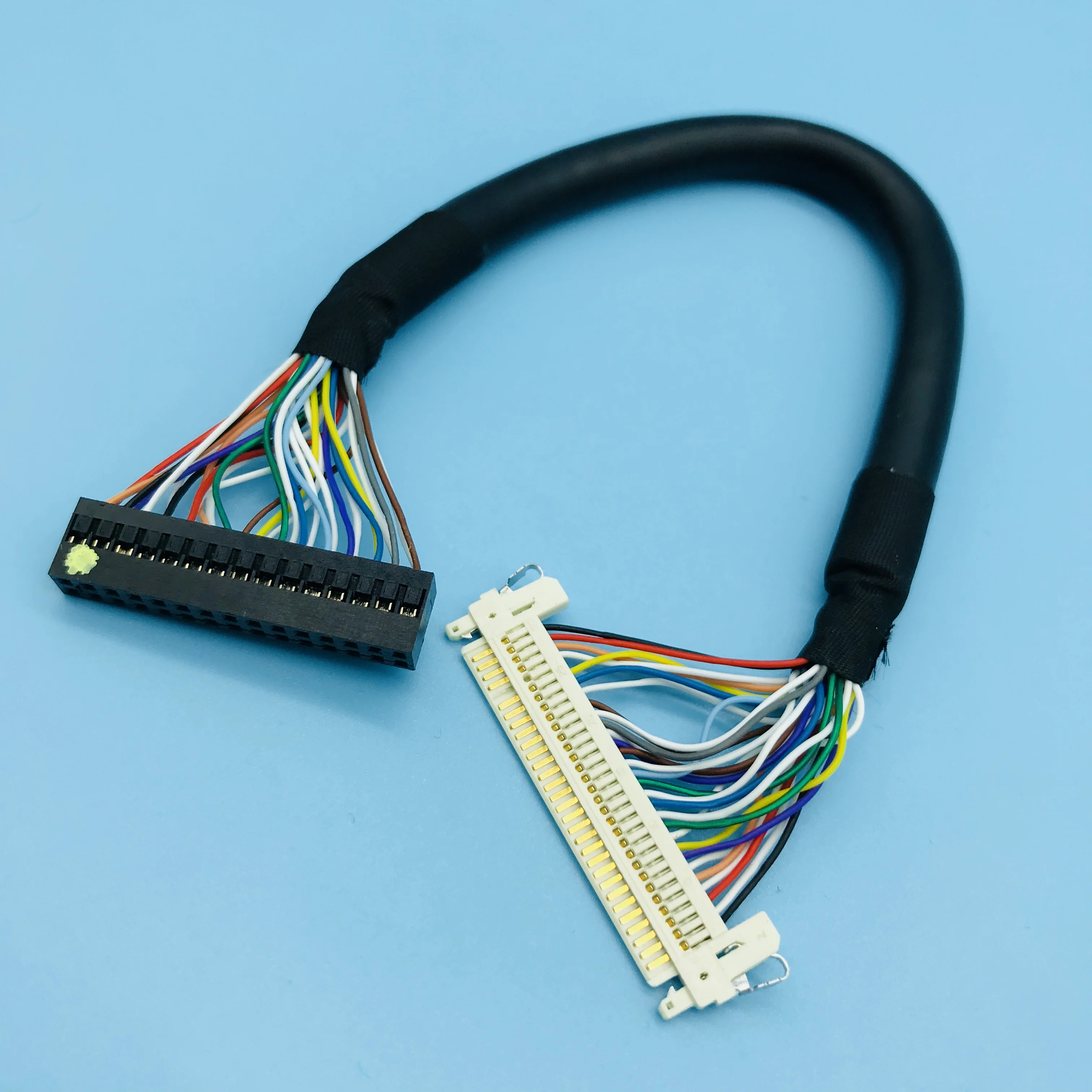 Custom 30pin twisted pair shielding lvds edp cable