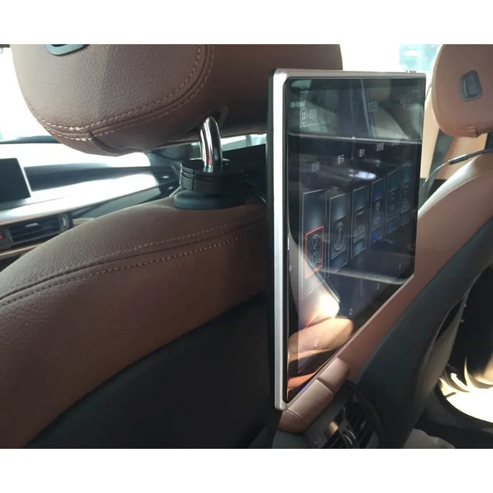 4K Android Rear Head Rest DVD Monitor In Car For Volkswagen CC Multivan Caravelle Sharan Touran Magotan T-ROC Golf Video Display