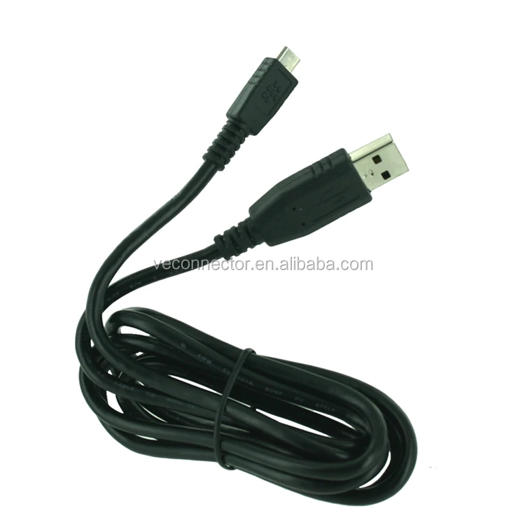 black Micro USB BM to AM charge cable,use for mobile phone
