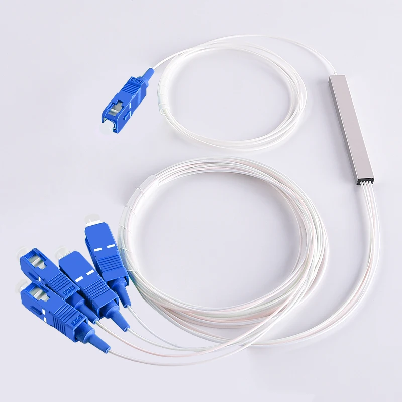 1*4 SC UPC Mini Steel Fiber Optic Splitter for FTTH