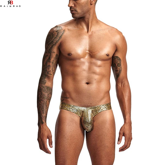 Индивидуальная этикетка, сексуальное мужское бикини, трусики, нижнее белье