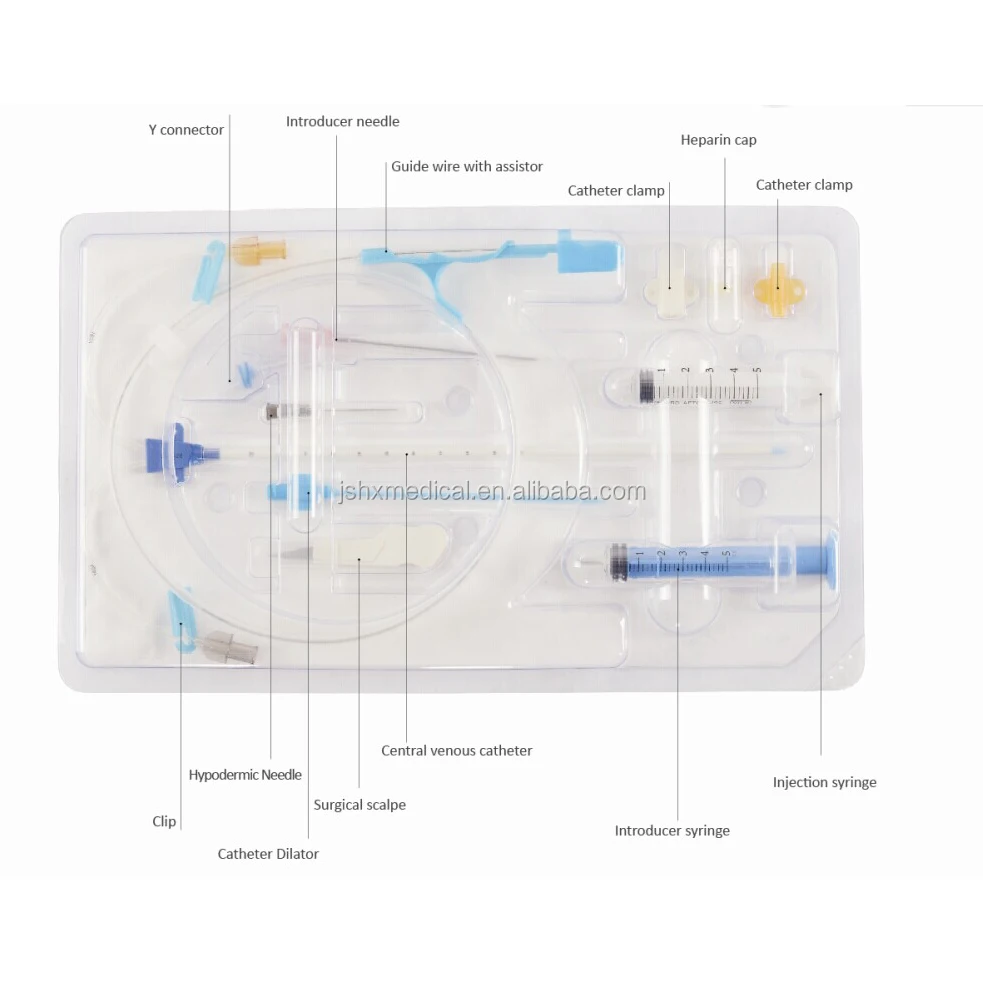 
Disposable Central Venous catheter Kit with polyurethane material(CVC Kit) 