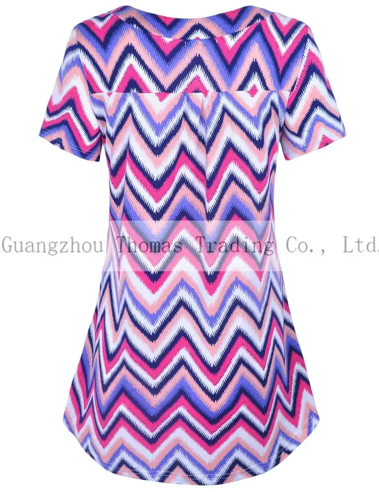 New Design Casual Floral Sunflower Short Sleeve T Shirt Women Tops