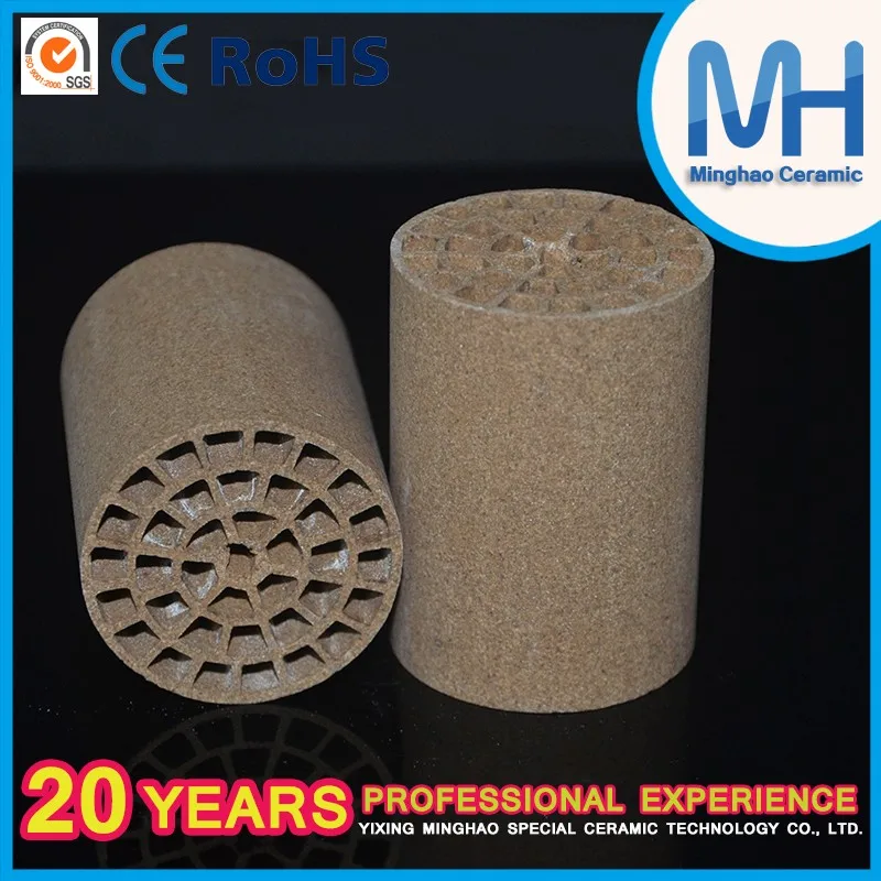 Цилиндр кордиерит сота керамический фильтр