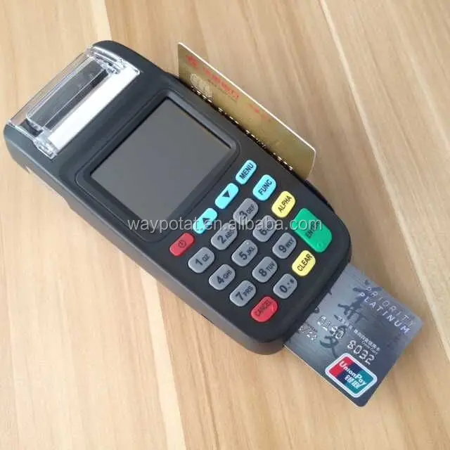
Waypotat low cost New 8210 GPRS wireless handheld POS Terminal with Printer 