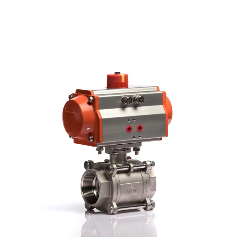 Alibaba Wholesale Pneumatic Control 2 Way Stainless Steel Air Control Ball Valve
