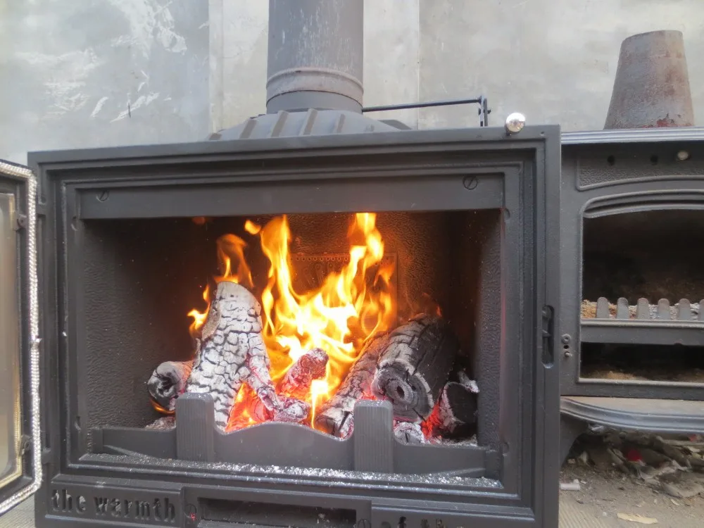 elegent and economical cast iron stove 15kw wood stove for sale