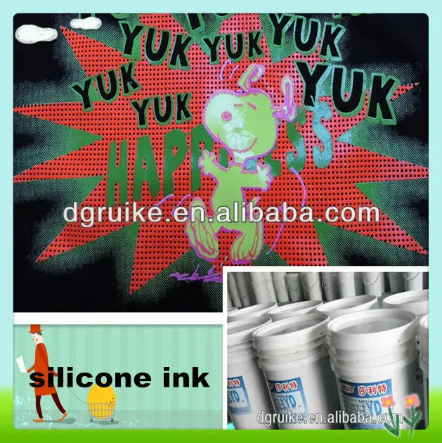 Anti Migration Silicone Inks for Textile Color Migration Screen Printing