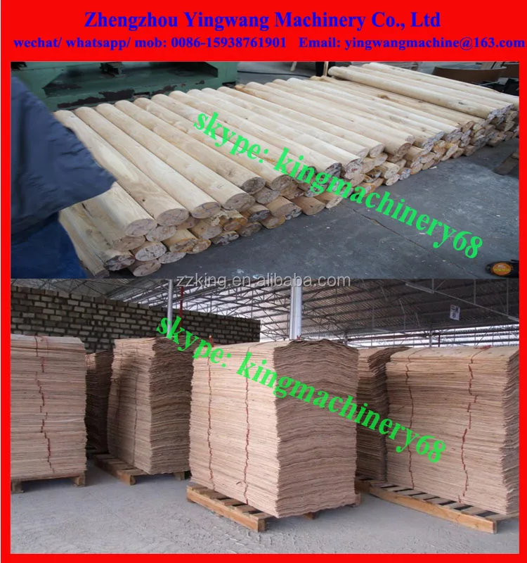 wood log/ veneer slicing/ slicer machine