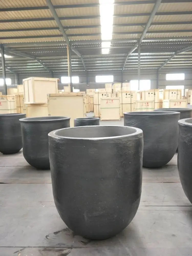 500kg aluminum melting crucibles