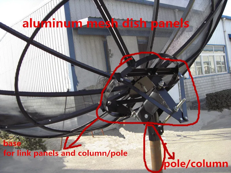 C Band Satellite 12Feet 3.6m 360cm HD Digital TV Parabolic Aluminum Mesh Dish Outdoor Antenna