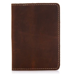 In Stocks Fashion Genuine Leather Passport Holder PassPort Cover Case Travel Wallets passport holder