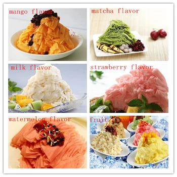 
Wholesale Halal Food Snow Ice Powder, Fruity Flavor Snowflake Powder 