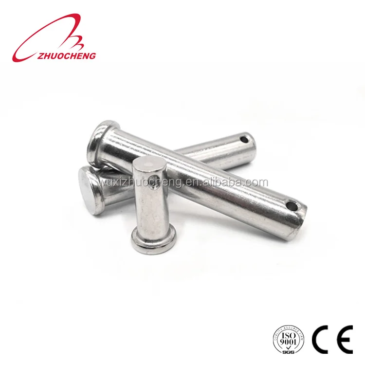 stainless steel round head clevis pin with hole