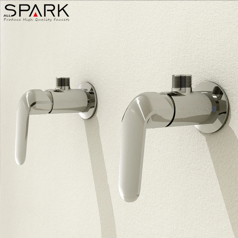 Wall mounted design brass cold water taps for bathroom