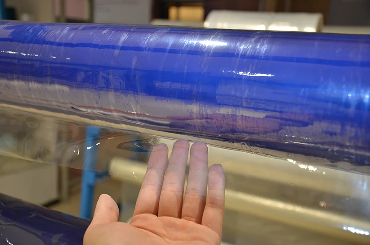 Competitive price  soft transparent super clear PVC film roll