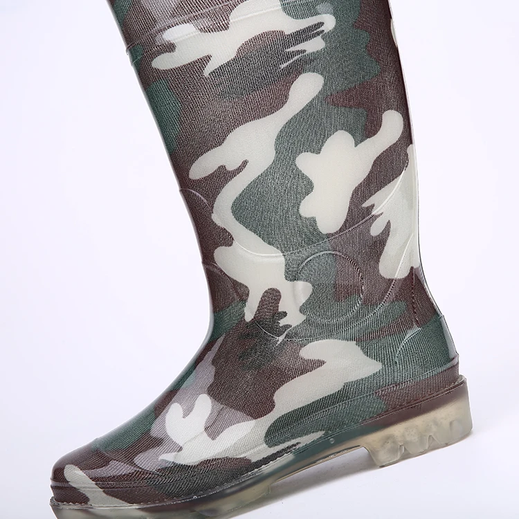 PVC shiny women rain boots