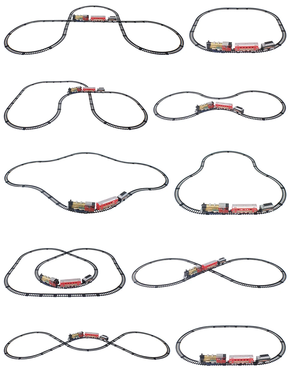 Battery Operated Super Light Rail Toy Train