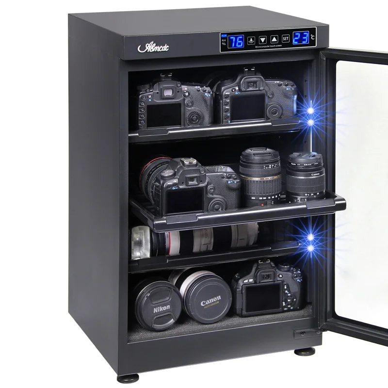 85L  electric humidity control storage dry cabinet dryer machine moisture proof dehumidifier