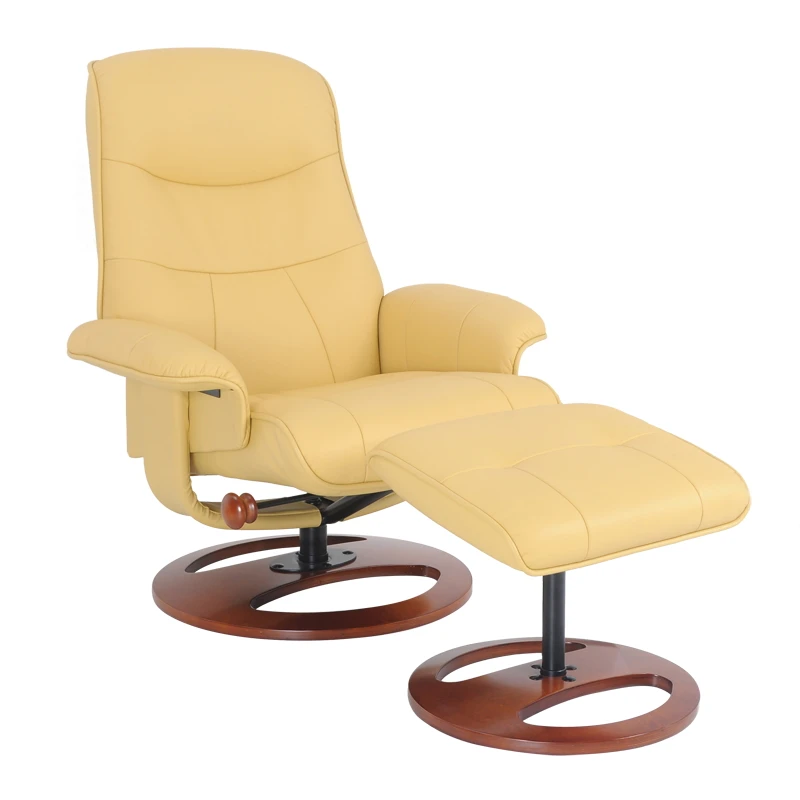 
Modern Swivel Luxury Recliner Leisure Massage Relax Chair with footstool 