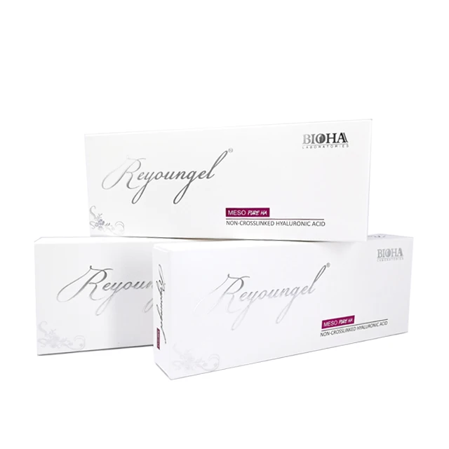 
reyoungel professional cosmetic hyaluronic acid of 2..5ml syringe for meso gun 