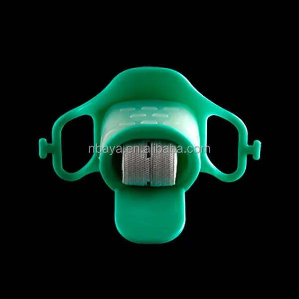 Disposable endoscopy bite block mouth guard with strap