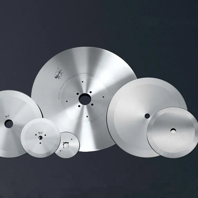 Tissue log saw blade for toilet-roll paper cutting