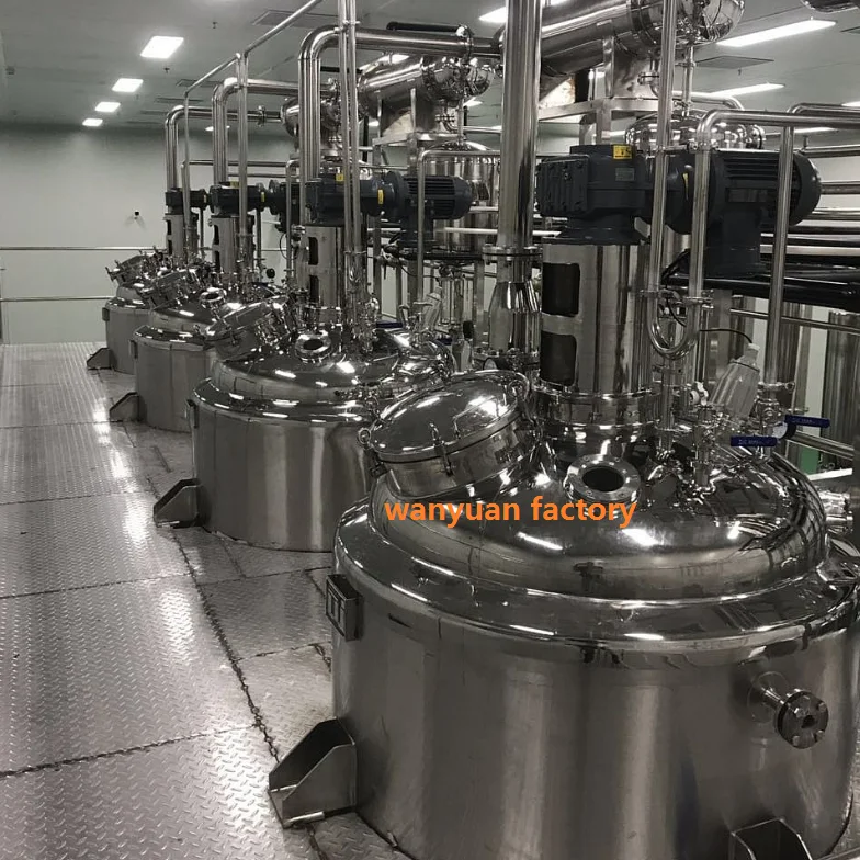 
Double Jacketed (Triple Wall) Reactor (stainless steel reactor with heating and cooling jacket) 