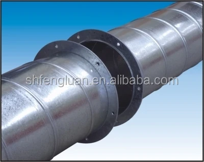 G.I Spiral Duct Air Pipe Spiral Pipe For Ventilation System