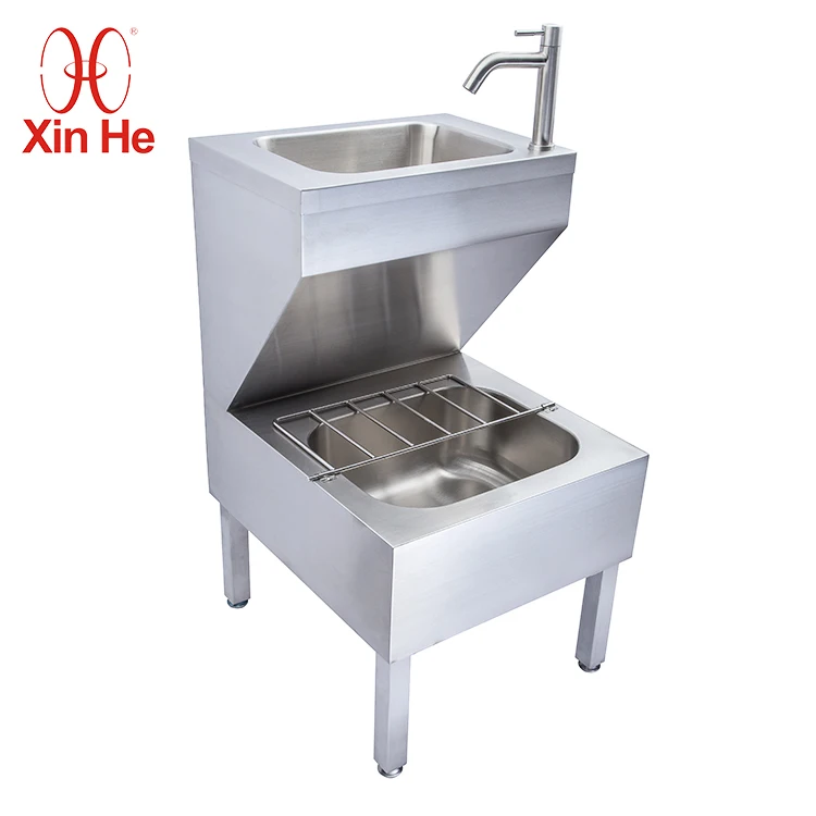 stainless steel durable hand wash basin sink stand