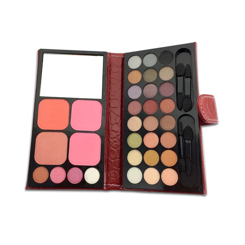 Professional Complete 32 Color Waterproof Makeup Palette Set Portable Travel Wallet Makeup Kit for Girls Face Beauty Suit