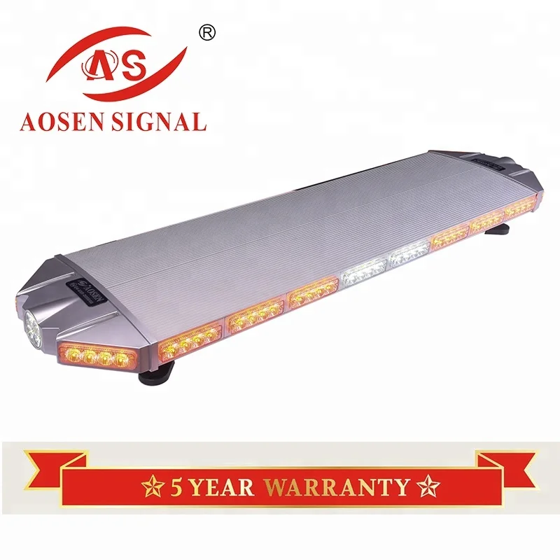 12V 24V 264W Waterproof Flashing Strobe Warning Lights Police Emergency Ambulance LED Roof Light Bar for Police office