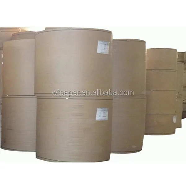 100gsm recycled brown color sack kraft paper for packing, extensible sack kraft paper