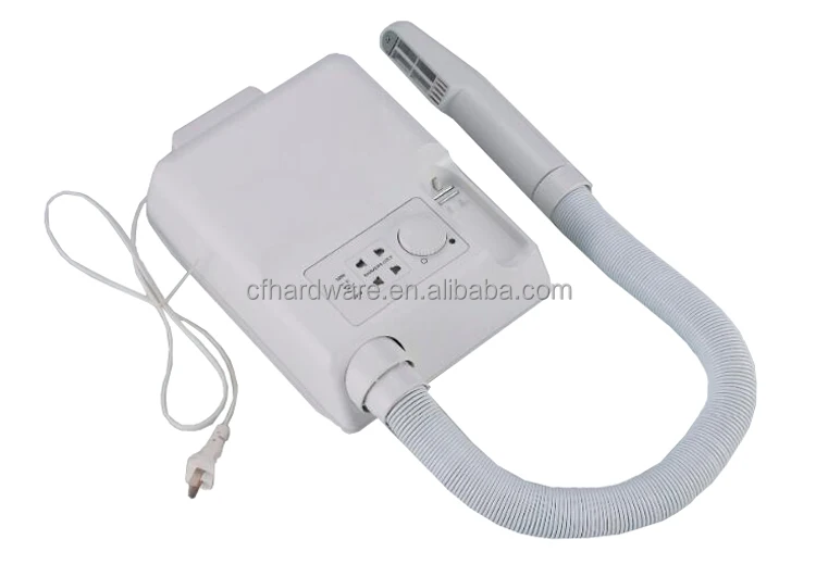
Guangzhou Congfei wall mounted skin dryer white manual hair dryer with flexible extension and multi-functional socket 
