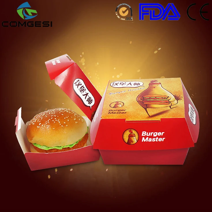 Disposable kraft paper food packaging box potato chips salad hamburger pizza box soup bowl low price best quality custom design